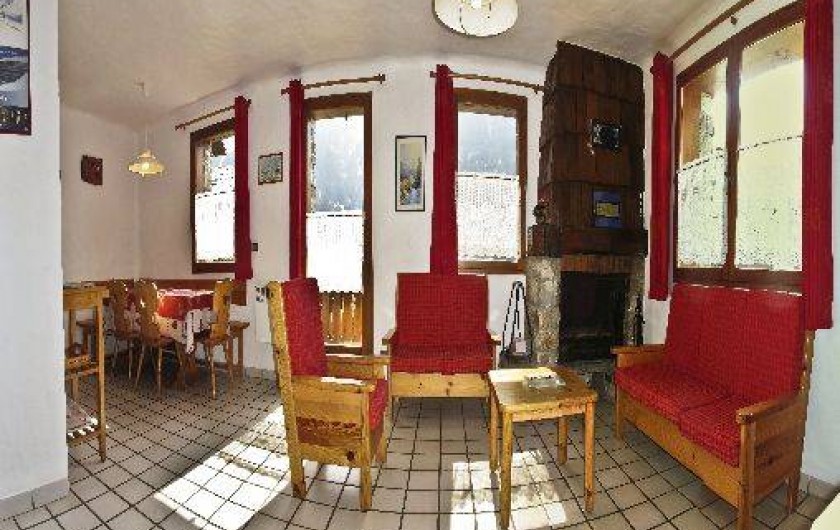 Location de vacances - Chalet à Champagny-en-Vanoise - Séjour exposition sud 