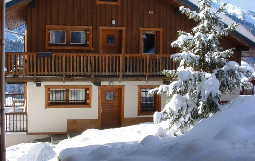 Location de vacances - Appartement à Méribel - Fougères - Façade Est