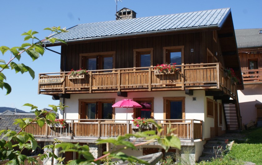 Location de vacances - Appartement à Méribel - Fougères - Façade Sud