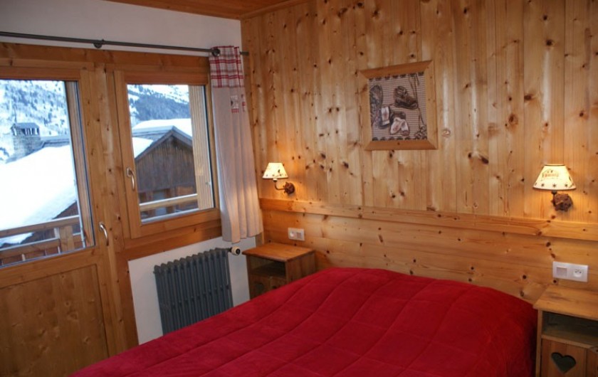 Location de vacances - Appartement à Méribel - Fougères 1 - Chambre lit double