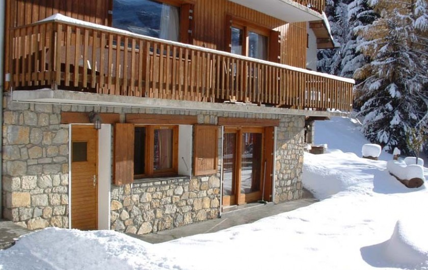 Location de vacances - Appartement à Méribel - Triolets - Rez-de-jardin