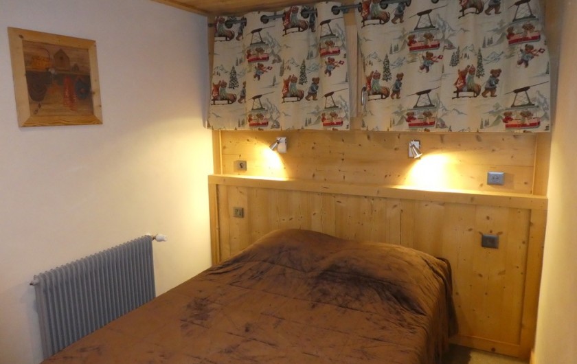 Location de vacances - Appartement à Méribel - Triolets - chambre lit double