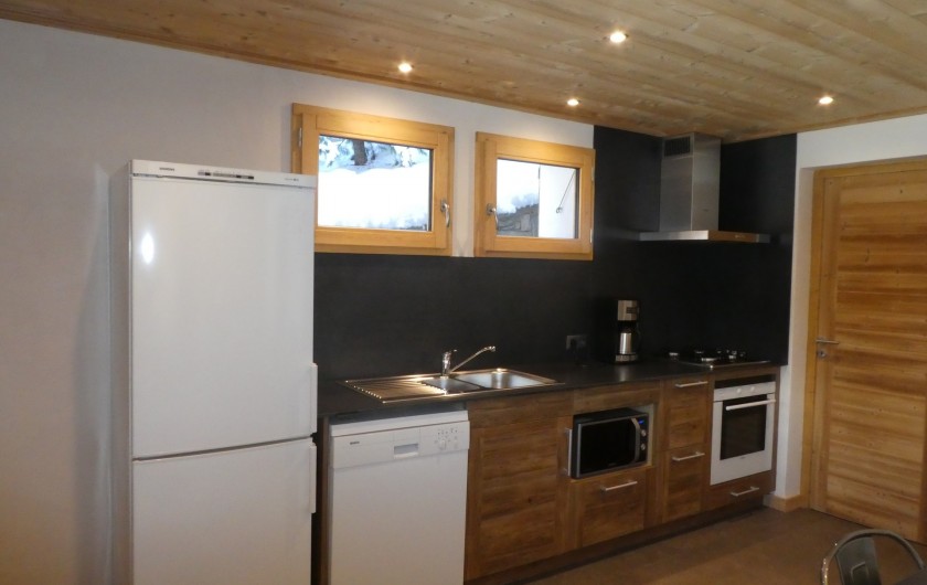 Location de vacances - Appartement à Méribel - Triolets - cuisine américaine