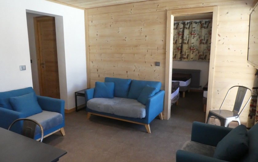 Location de vacances - Appartement à Méribel - Triolets - Séjour
