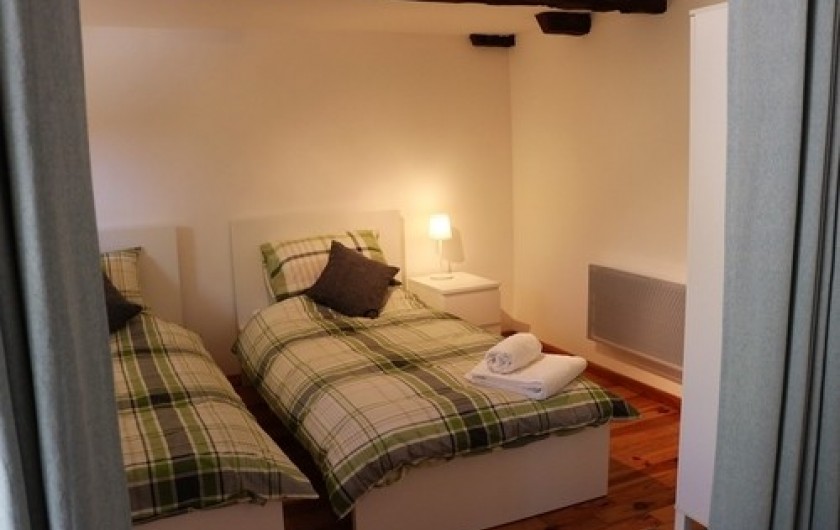 Location de vacances - Gîte à Villefranche-de-Rouergue - Chambre - 2 lits simples