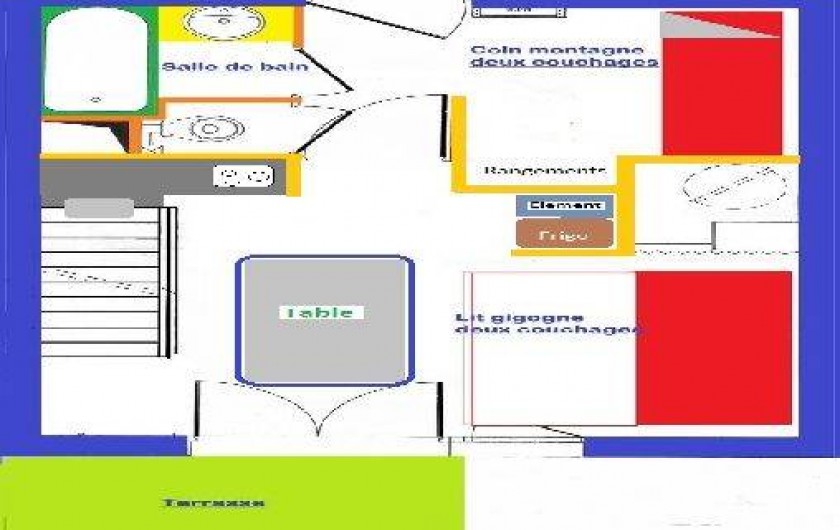 Location de vacances - Appartement à Risoul