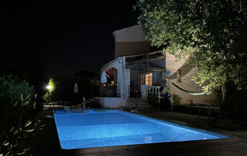 Location de vacances - Villa à Peymeinade - soleil couchant
