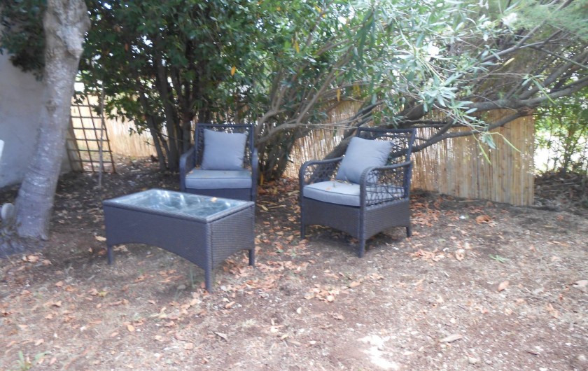 Location de vacances - Gîte à Vidauban - salon de jardin