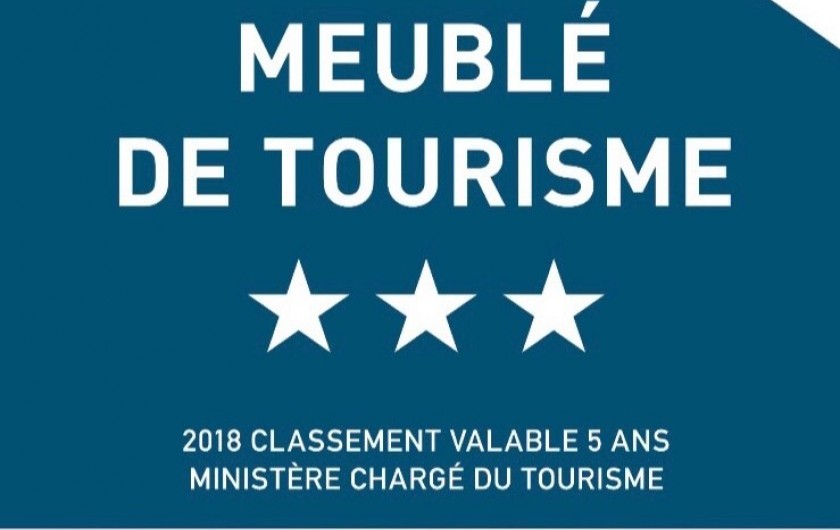Le "Chalet du Guide" a été classé 3*** par le Ministère chargé du Tourisme.