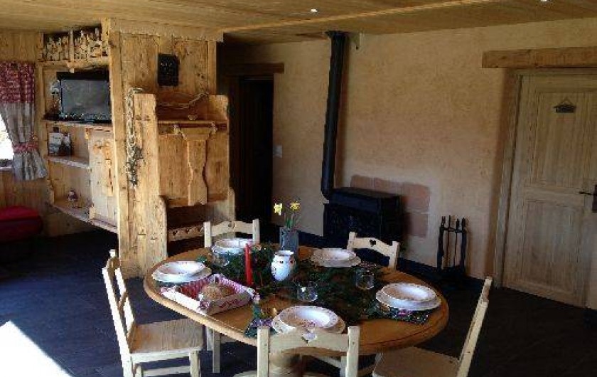 Location de vacances - Chalet à Servoz - La salle de séjour