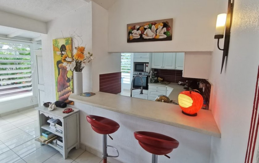 Location de vacances - Villa à Saint-François - Chambre 1 climatisée avec placards