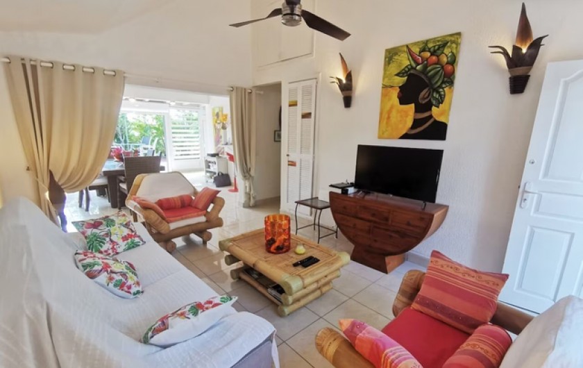 Location de vacances - Villa à Saint-François - Salon avec TV