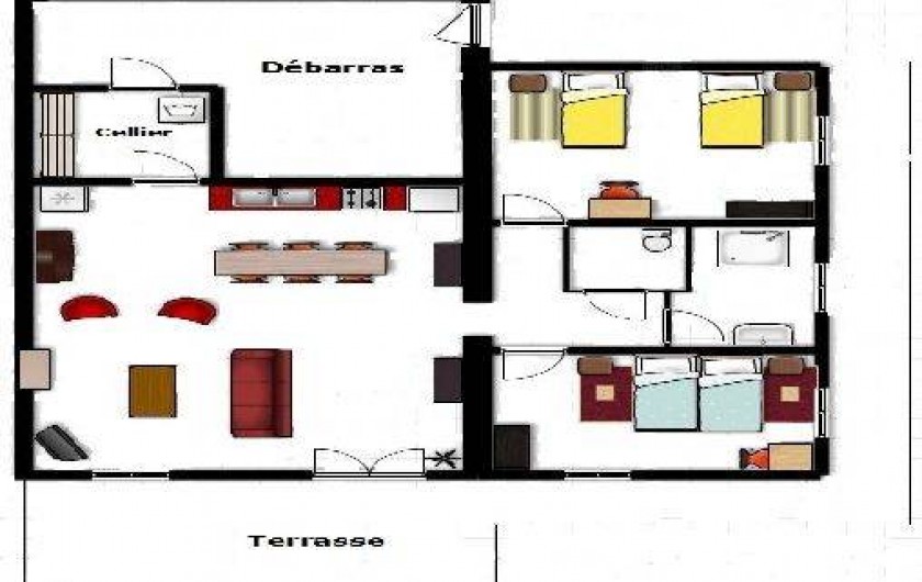 Location de vacances - Gîte à Gabarnac