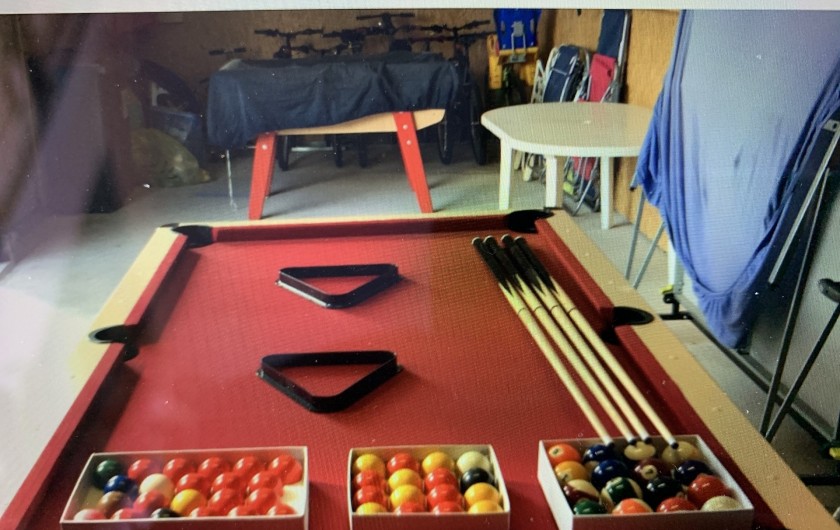 Location de vacances - Gîte à Omiécourt - Salle de jeux privée