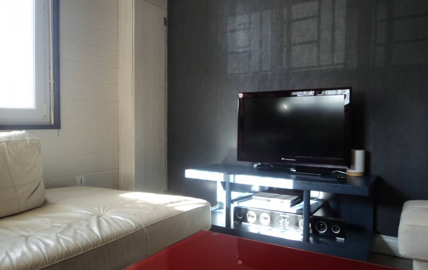 Location de vacances - Maison - Villa à Saint-Laurent-de-la-Salanque - Salon et coin TV