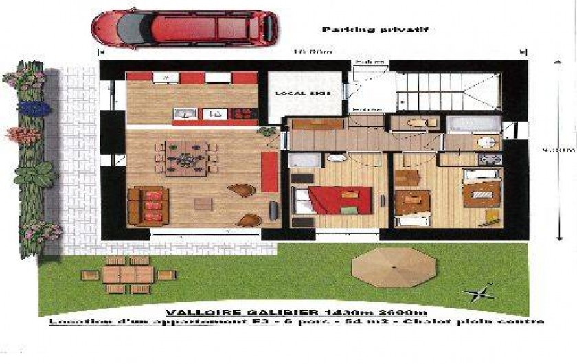 Location de vacances - Appartement à Valloire