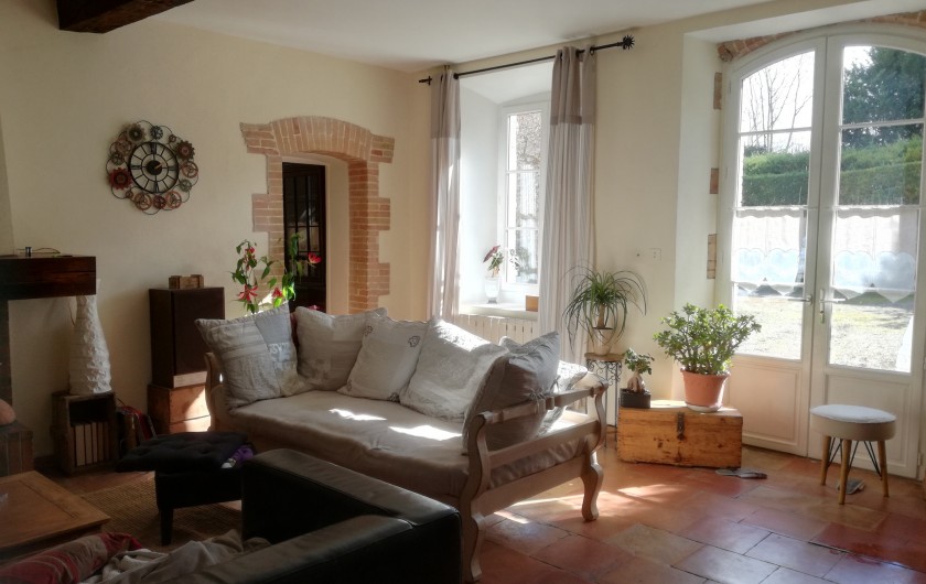 Location de vacances - Mas à Loupia - Salon