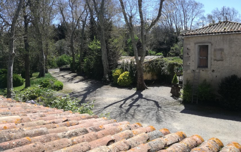 Location de vacances - Mas à Loupia - Vue Petite Bêtise 1er étage