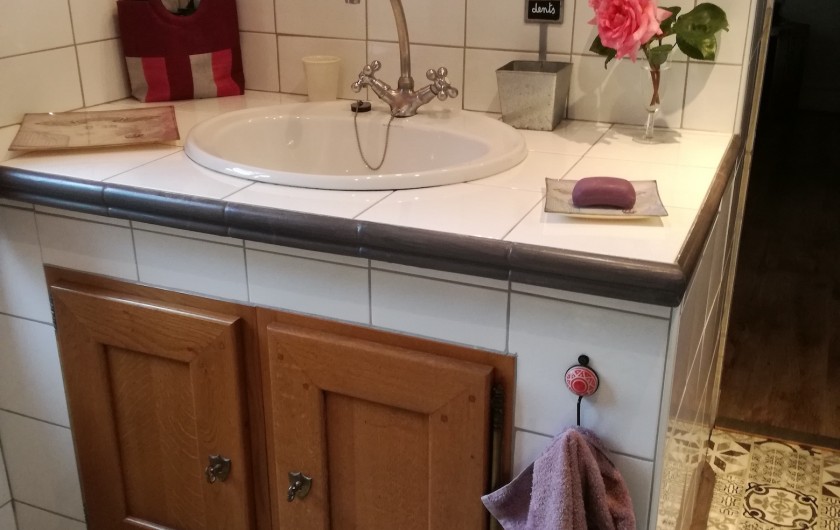 Location de vacances - Mas à Loupia - Salle d'eau Petite Bêtise