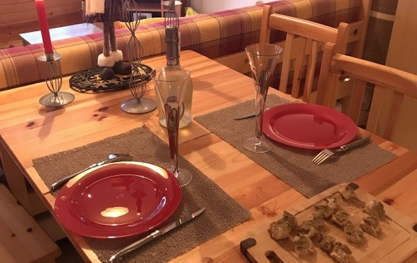 Location de vacances - Appartement à Samoëns - Salle à manger