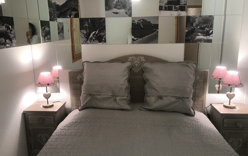 Location de vacances - Appartement à Samoëns - Chambre lit king size