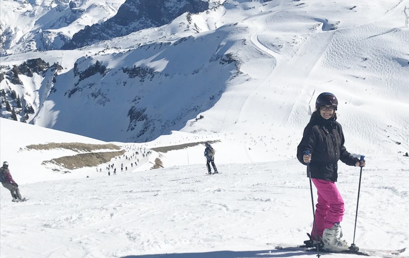 Location de vacances - Appartement à Samoëns - vue pistes de ski