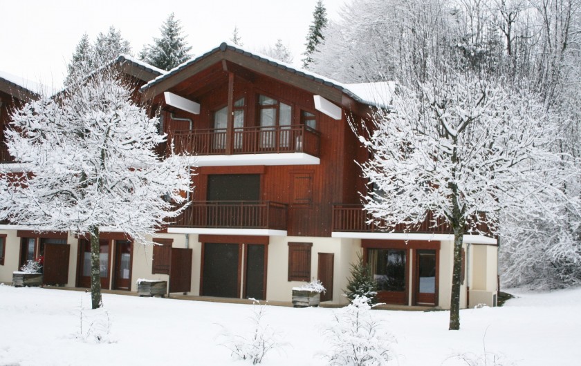Location de vacances - Appartement à Samoëns - Résidence Les Belettes en hiver