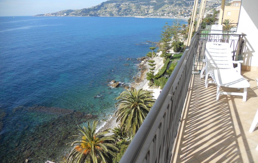 Location de vacances - Appartement à Ospedaletti - BALCON ET VUE