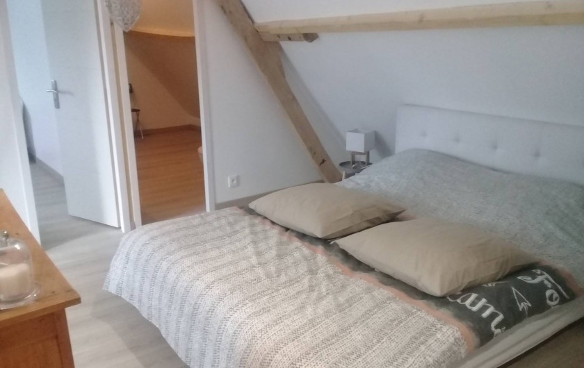 Location de vacances - Gîte à Helfaut - chambre  double " le petit bois" à l'étage avec salle de douche et WC