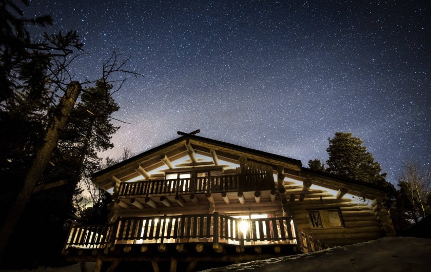 Location de vacances - Chalet à Bolquère - La nuit (photo réalisée sans trucage)