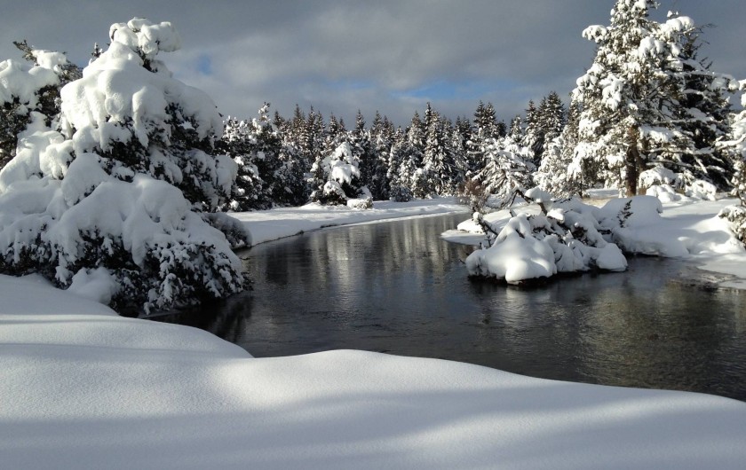 Location de vacances - Chalet à Bolquère - Une promenade  à coté du chalet : le petit Canada