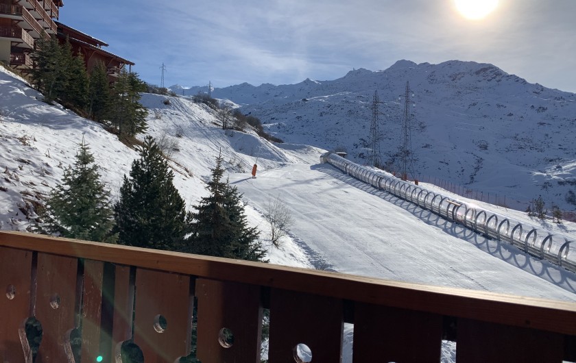 Location de vacances - Appartement à Les Menuires - Vue vers Val Thorens