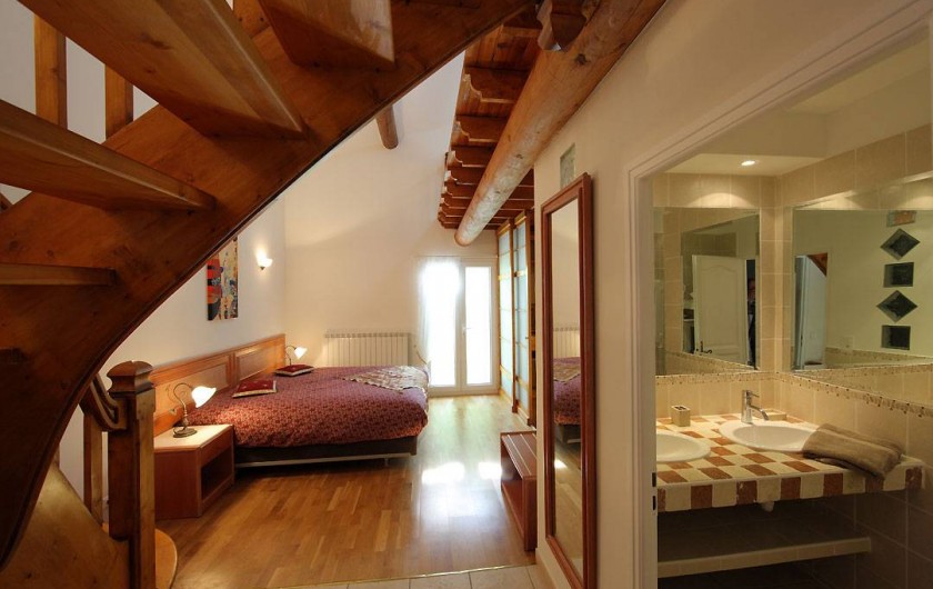 Location de vacances - Villa à Avignon - Chambre 3 lit 180 ou 2 lits 90 + lit 140