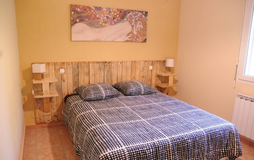 Location de vacances - Mas à Althen-des-Paluds - chambre 1 avec un lit en 160