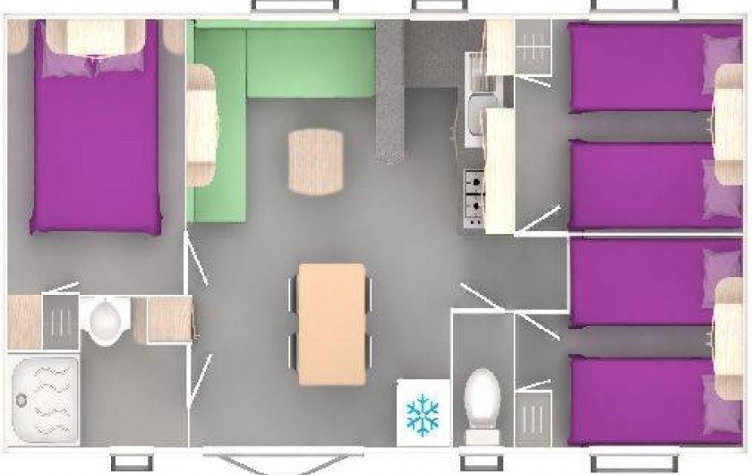 Location de vacances - Camping à Landry