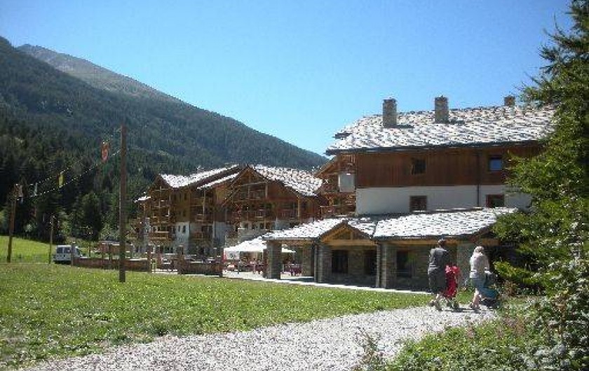 Location de vacances - Appartement à Lanslebourg-Mont-Cenis - La résidence l'été