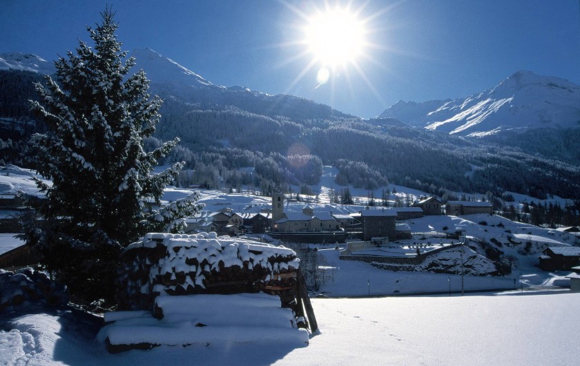 Location de vacances - Appartement à Lanslebourg-Mont-Cenis - Lanslevillard en hiver