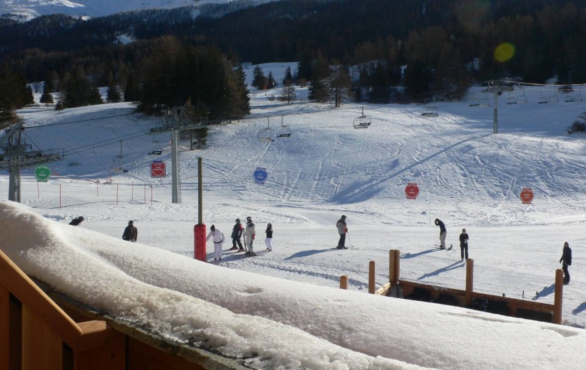 Location de vacances - Appartement à Lanslebourg-Mont-Cenis - Télésiège et départs ESF au pied de la résidence