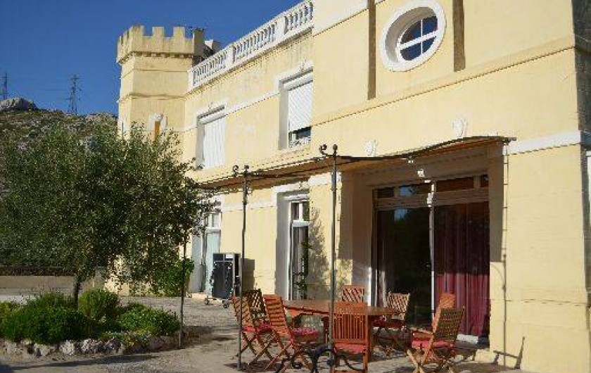 Location de vacances - Villa à Marseille - La terrasse du château