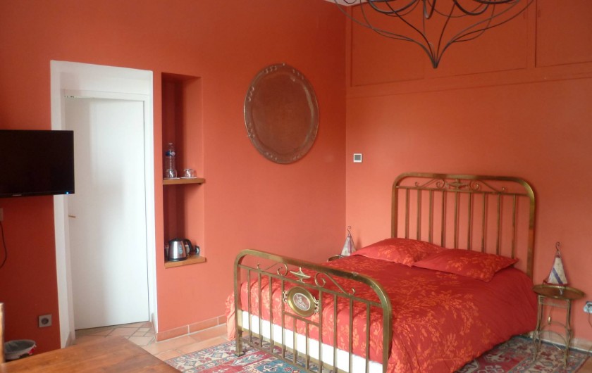 Location de vacances - Villa à Marseille - La chambre Riou de plein pied