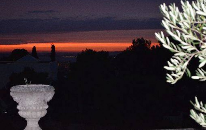 Location de vacances - Villa à Marseille - Un coucher de soleil