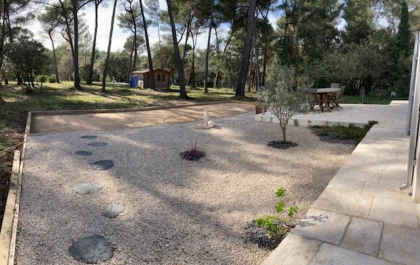 Location de vacances - Villa à Aix-en-Provence - Terrain de pétanque