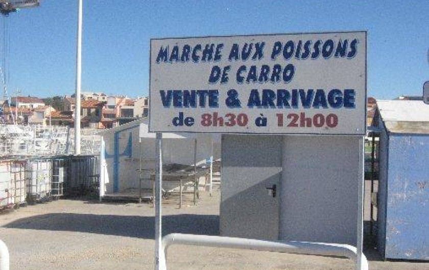 Location de vacances - Appartement à Carry-le-Rouet - vente de poissons