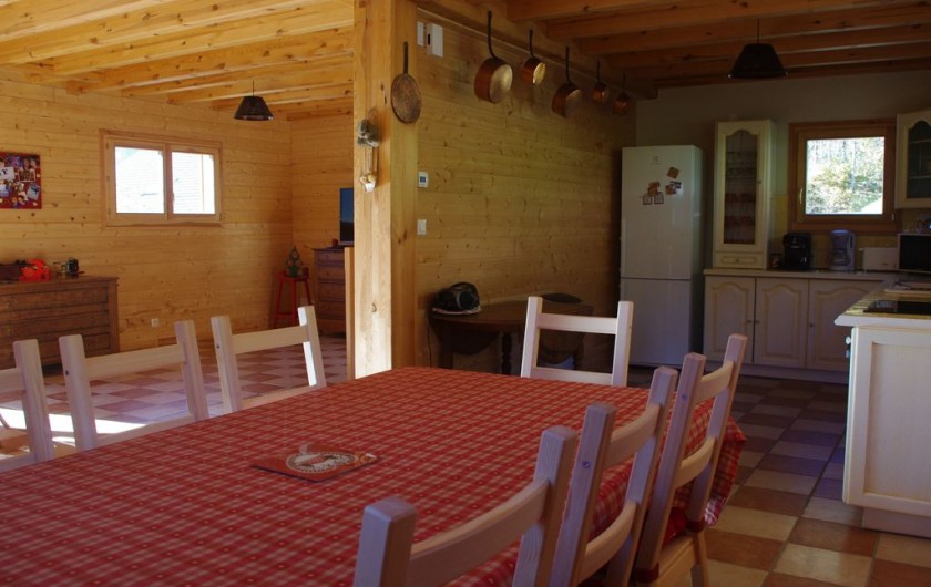 Location de vacances - Chalet à Melon - Salle à manger