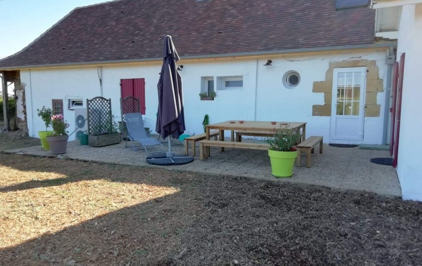 Location de vacances - Gîte à La Force - "Les Bricous" terrasse