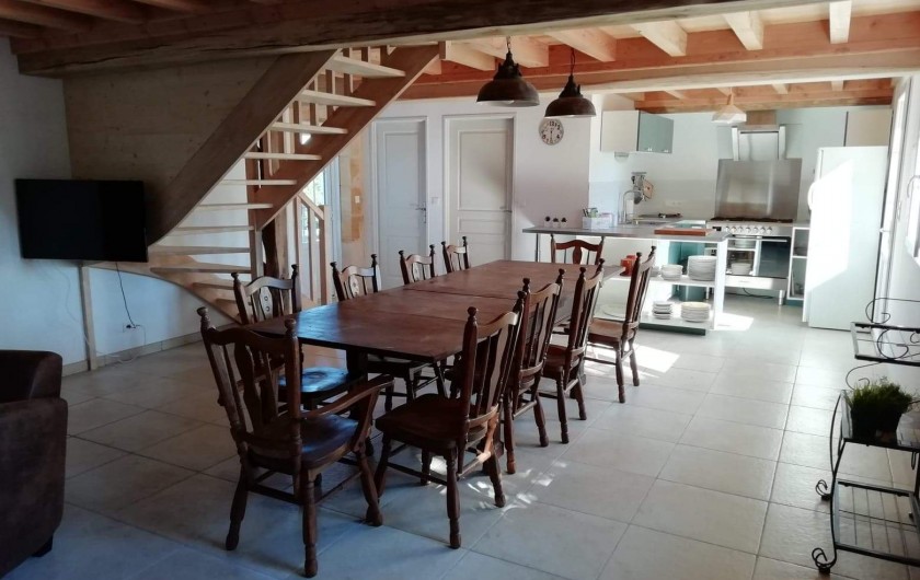 Location de vacances - Gîte à La Force - "Les Bricous" salle à manger