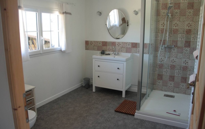 Location de vacances - Gîte à La Force - "La Mésange" salle d'eau