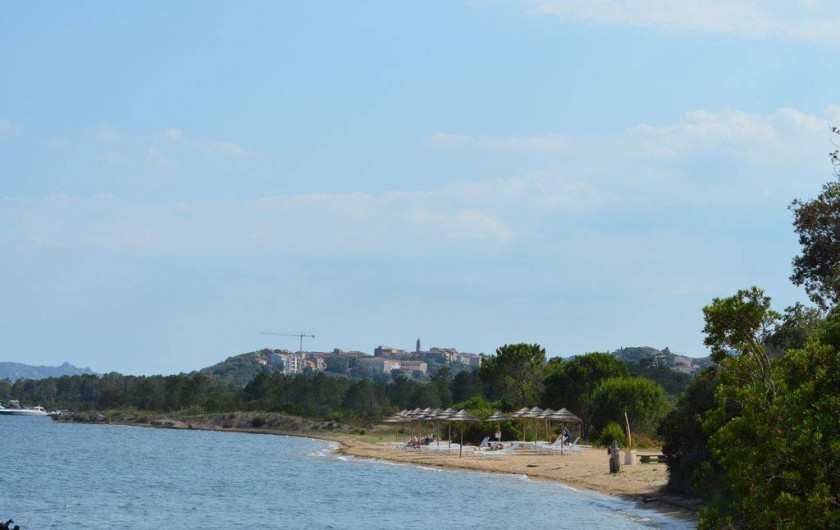 Location de vacances - Studio à Porto-Vecchio - PLAGE ET VUE VIEILLE VILLE