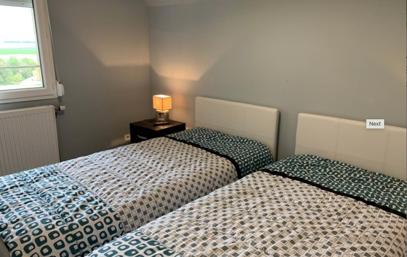 Location de vacances - Villa à Sequehart - Chambre bleue