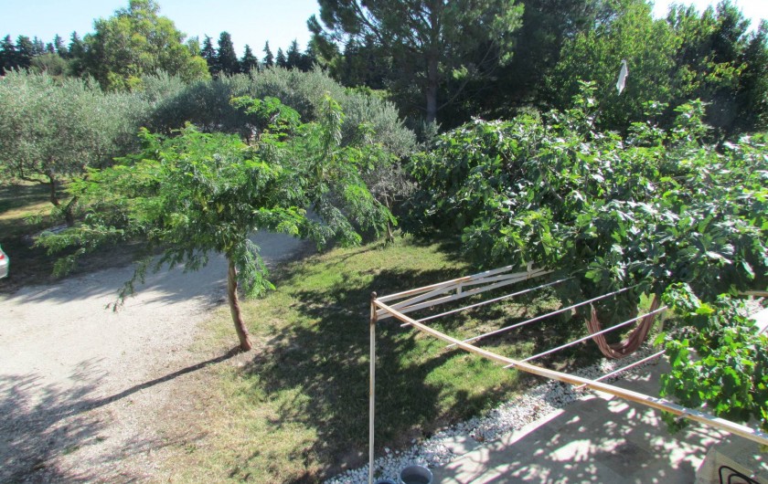 Location de vacances - Appartement à Sarrians - VUE TERRASSE